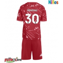 Camiseta Liverpool Jeremie Frimpong #30 Primera Equipación para niños 2026-27 manga corta (+ pantalones cortos)